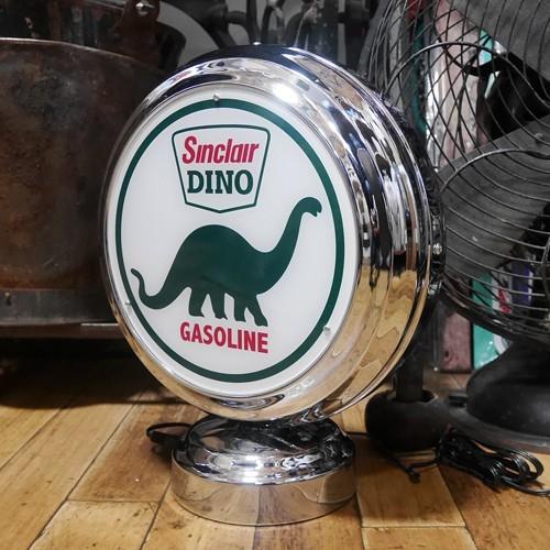 Sinclair DINO ガスランプ ネオンクロック 置時計 シンクレア GASLAMP