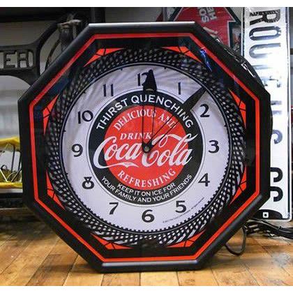 Coca Cola（コカコーラ） ネオンクロック ネオン管 インテリア