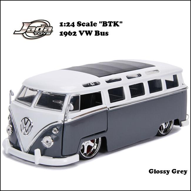 フォルクスワーゲン バス JADA TOYS BTK 1962 VW BUS 1/24 レトロ