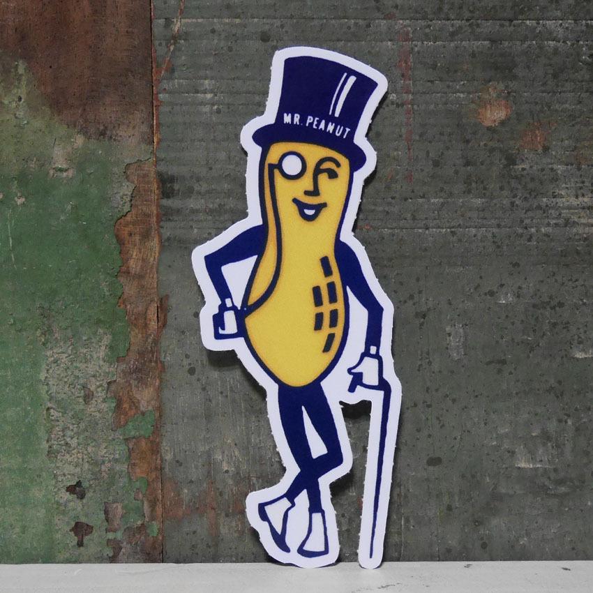 アメリカンキャラクター PVC ステッカー ミスターピーナッツ シール