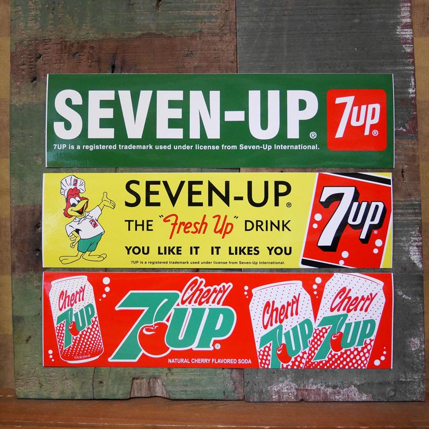 セブンアップ バンパーステッカー BUMPER STICKER-7UP アメリカン雑貨