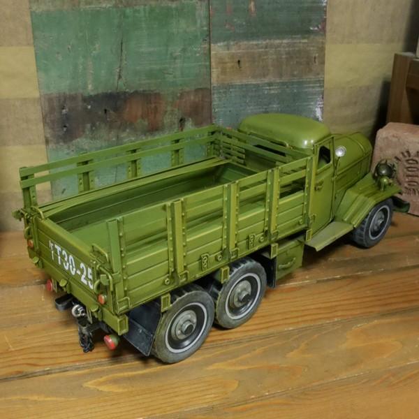 軍用車 トラック 自動車 レトロ インテリア ブリキのおもちゃ