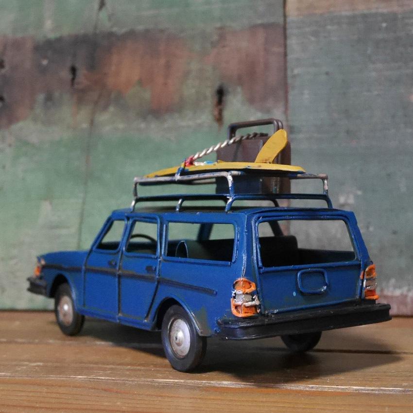 VVワゴン ノスタルジックデコ 自動車 ブリキのおもちゃ : アメリカン