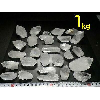 最安値挑戦中 水晶原石 1kg量り売り クリスタル クォーツ 石英