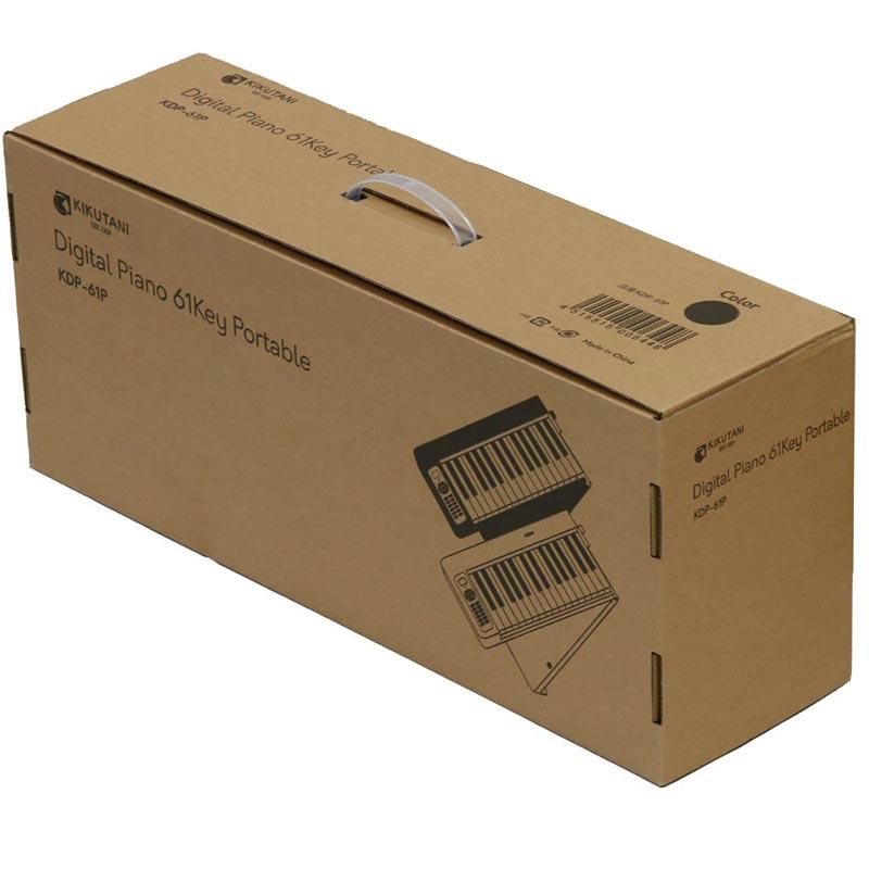KIKUTANI KDP-61P WHT ホワイト 折りたたみ式電子ピアノ〈キクタニ