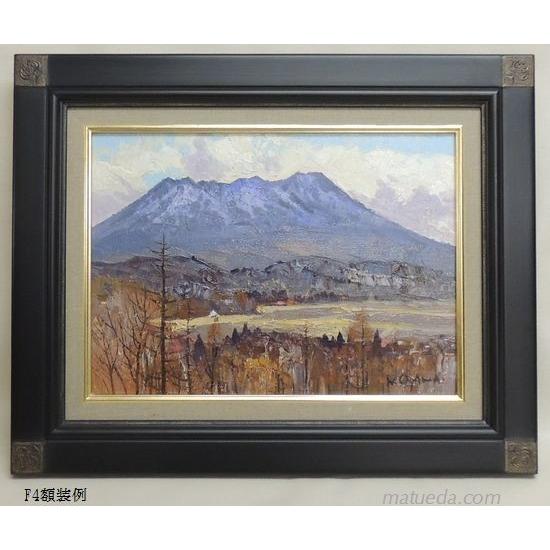 奴型 鉄黒 F3 油絵額縁 アクリル仕様 キャンバス 273×220mm用 油彩額縁