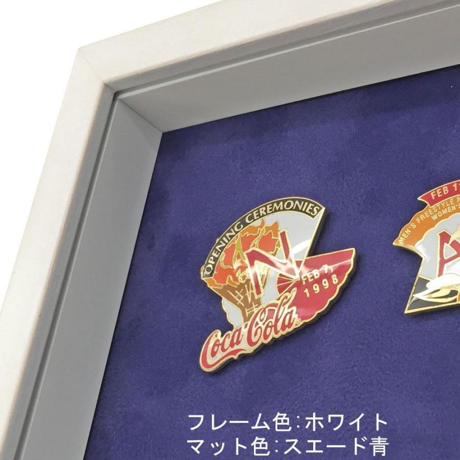 ピンズ・ピンバッジ額 レイヤーボックス アクリル付 /額縁内寸法:365