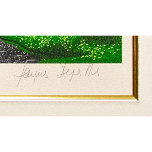 ジャック ・ デペルト 「 フォレストオークゴルフ場 」 リトグラフ