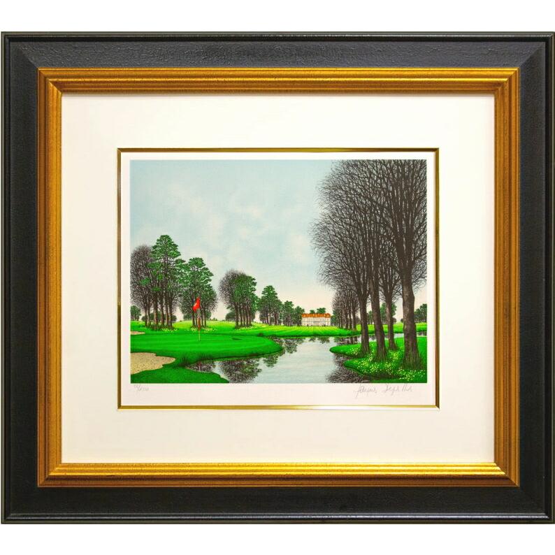ジャック ・ デペルト 「 フォレストオークゴルフ場 」 リトグラフ