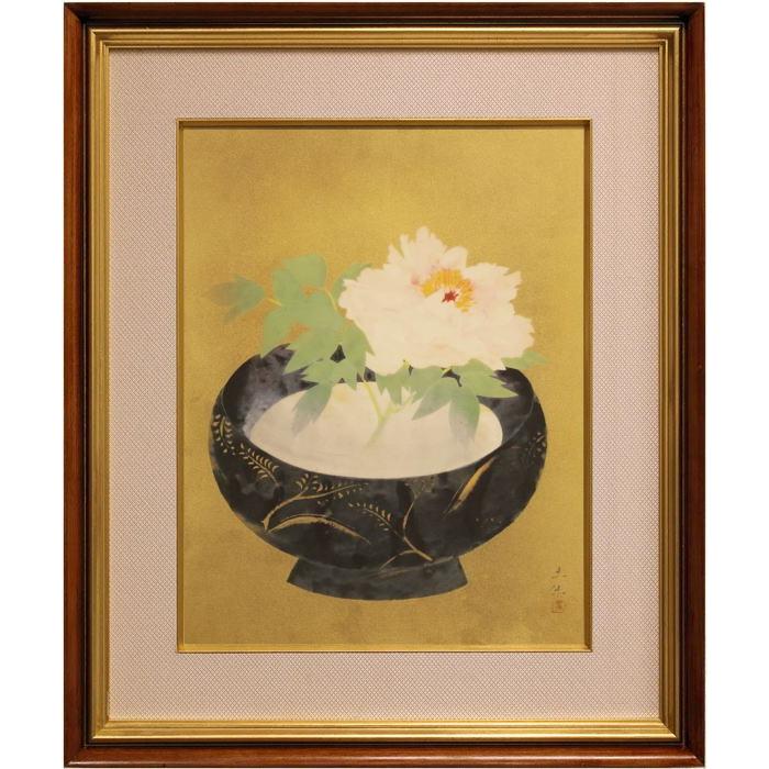 奥村土牛 『牡丹』 高品質複製画 絵画 日本画 花 春 送料無料 : 内田