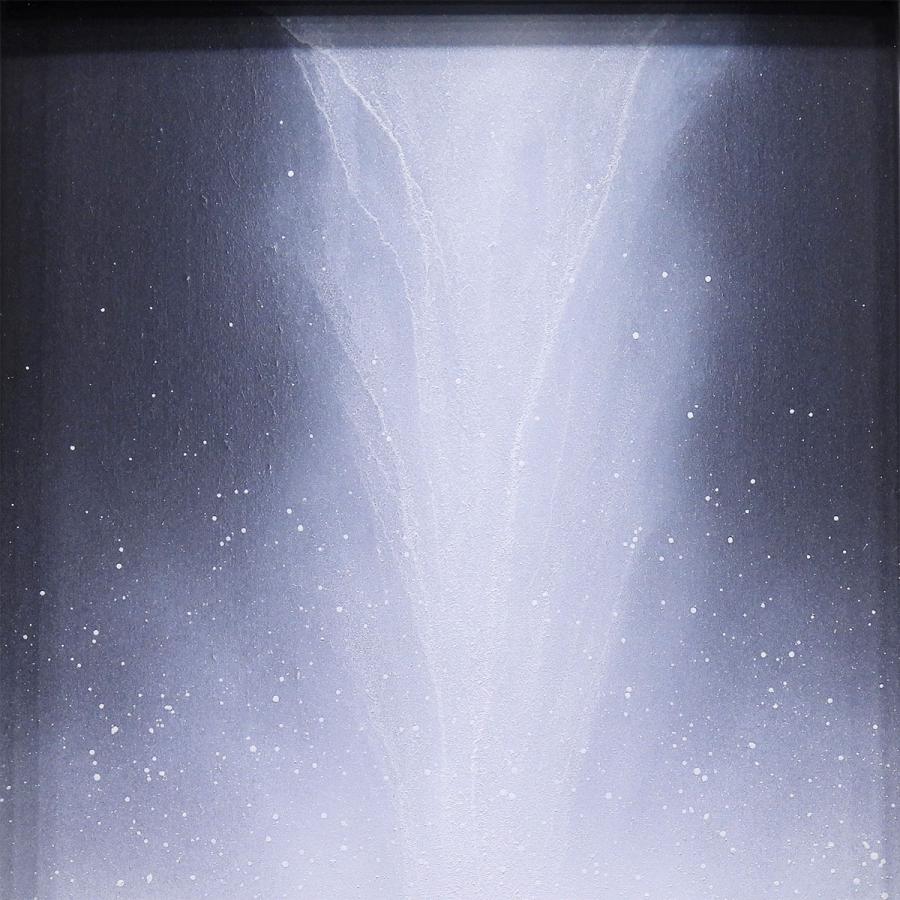 千住博 ウォーターフォール 紙本彩色SM 風景画 共シール 日本画 保証