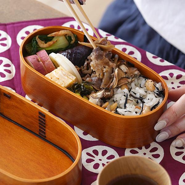 東屋 お弁当箱 小 450ml 曲げわっぱ わっぱ弁当 弁当箱 スリム 木製