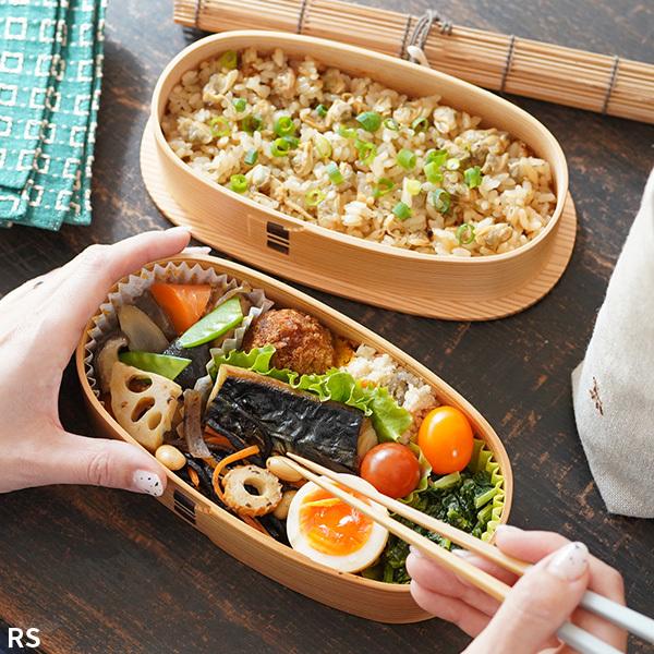 曲げわっぱ 弁当箱 小判入子 小 栗久 わっぱ弁当 国産 日本製 ギフト