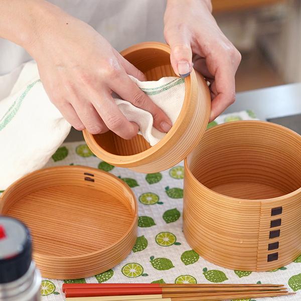 曲げわっぱ 弁当箱 丸二段 栗久 わっぱ弁当 国産 日本製 ギフト 贈り物
