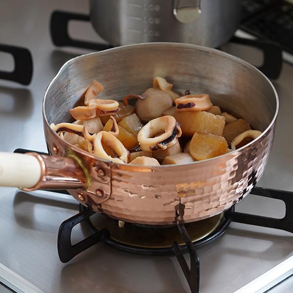 中村銅器製作所 銅行平鍋 18cm 銅製 雪平鍋 片手鍋 日本製