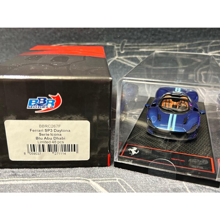 B.B.R BBR 1/43 Ferrari Daytona SP3 Blu Abu Dhabi BBRC267F