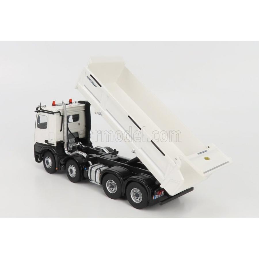 NZG 1/50 Mercedes Benz Actros 4151 8x4 MEILLER KIPPER ホワイト
