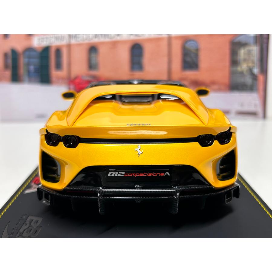 B.B.R BBR 1/18 Ferrari 812 Competizione A Giallo Tristrato