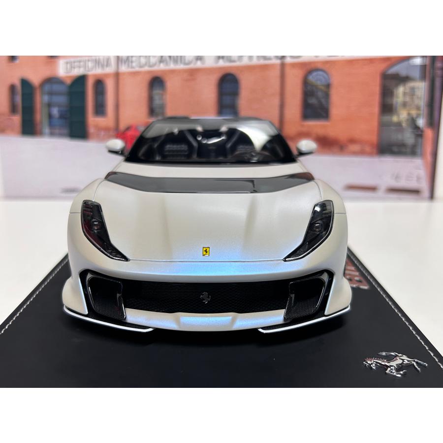 B.B.R BBR 1/18 Ferrari 812 Competizione A Matt White Onda Marina