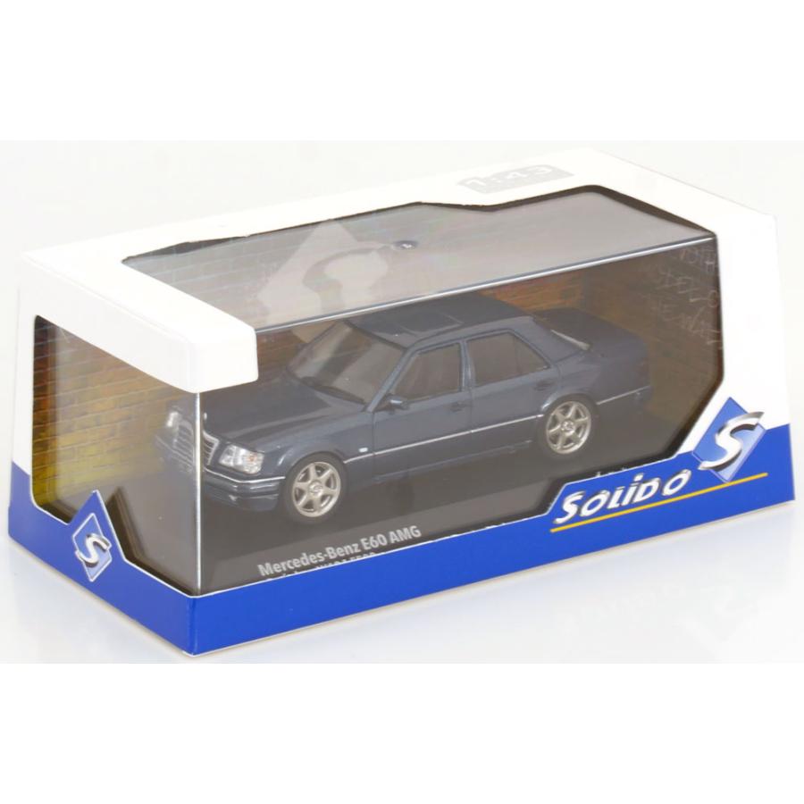 SOLIDO solido 1/43 Mercedes Benz (W124) E60 AMG 1994 nautical blue