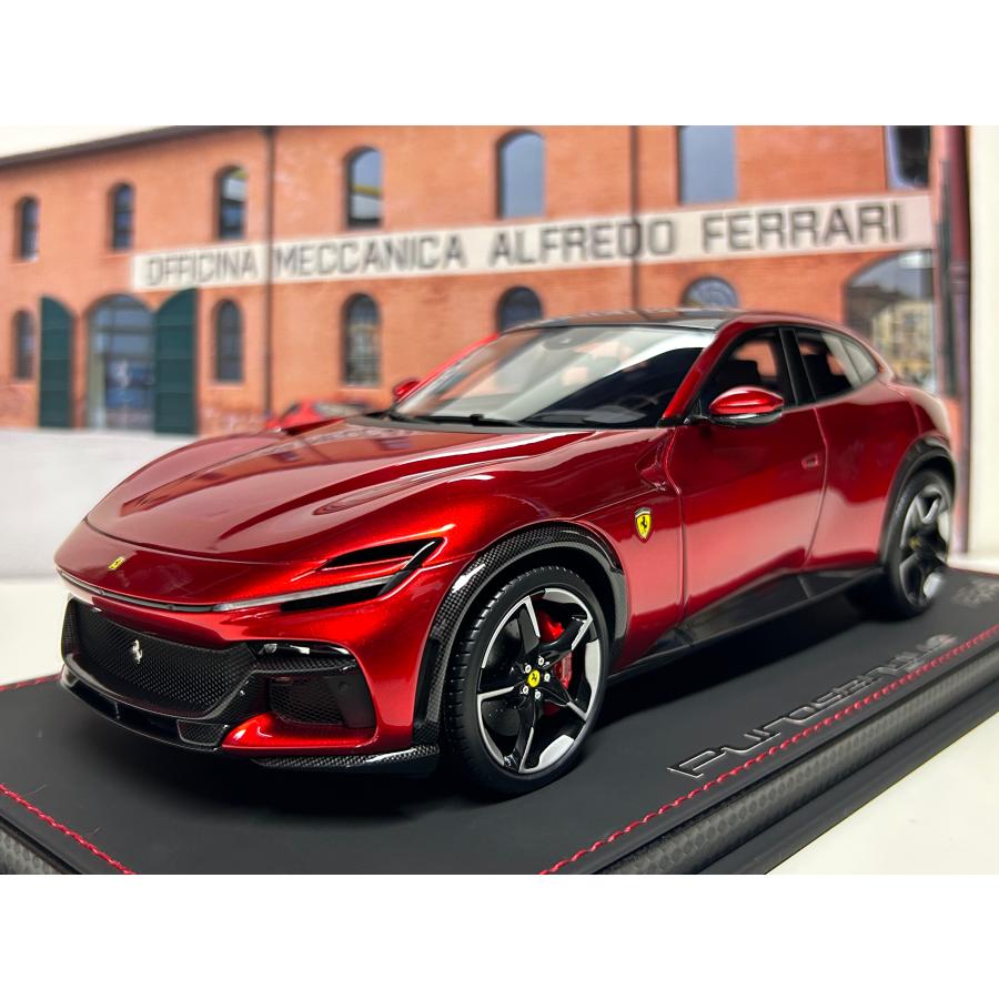 B.B.R BBR 1/18 Ferrari Purosangue Rosso magma カーボンルーフ