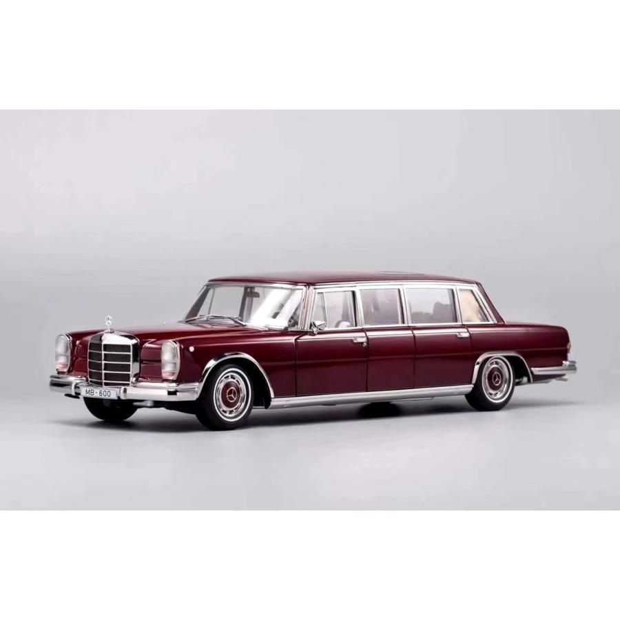 NZG 1/18 Mercedes Benz 600 Pullman W100 1968-1980 wine red