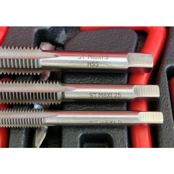 131pc入り5サイズネジ山修正用リコイルキット M5・M6・M8・M10・M12