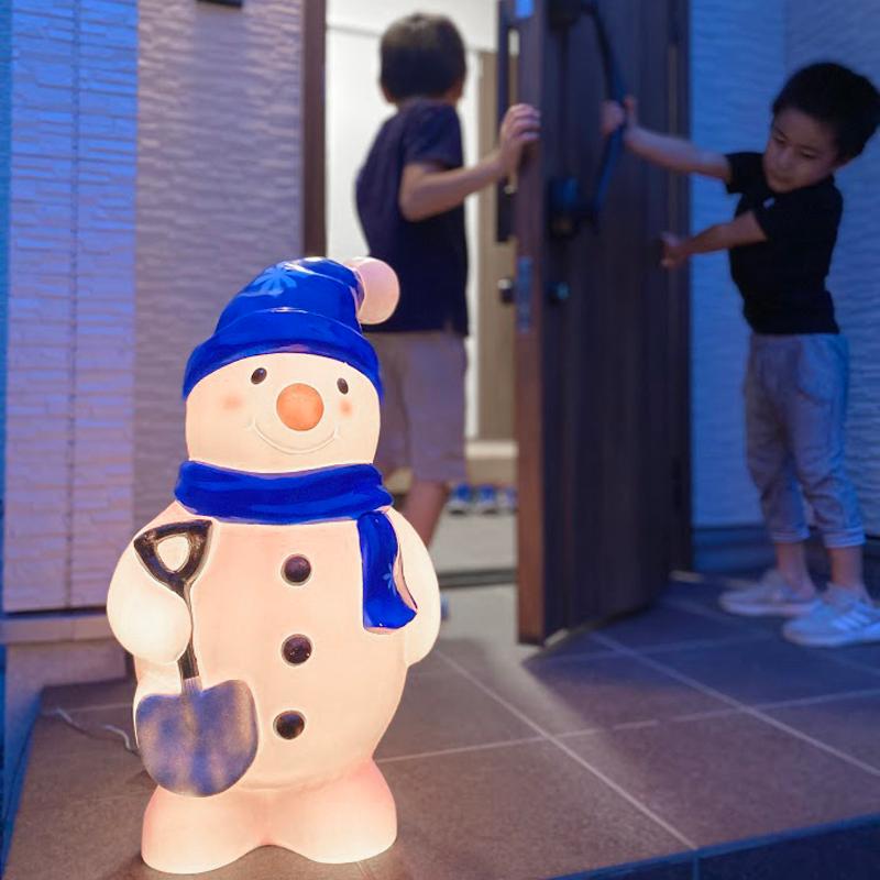 タカショー イルミネーション 屋外 雪だるま LED ライト クリスマス