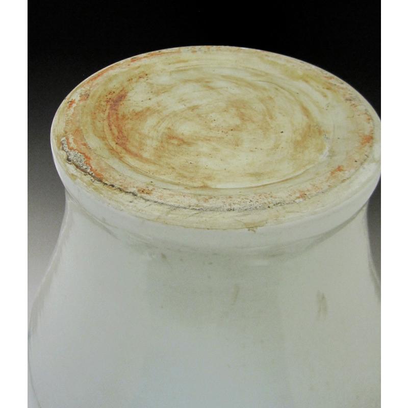 李朝 青花葡萄文白磁大壺 高さ52cm 韓国 美術 朝鮮 希少 花生 花瓶