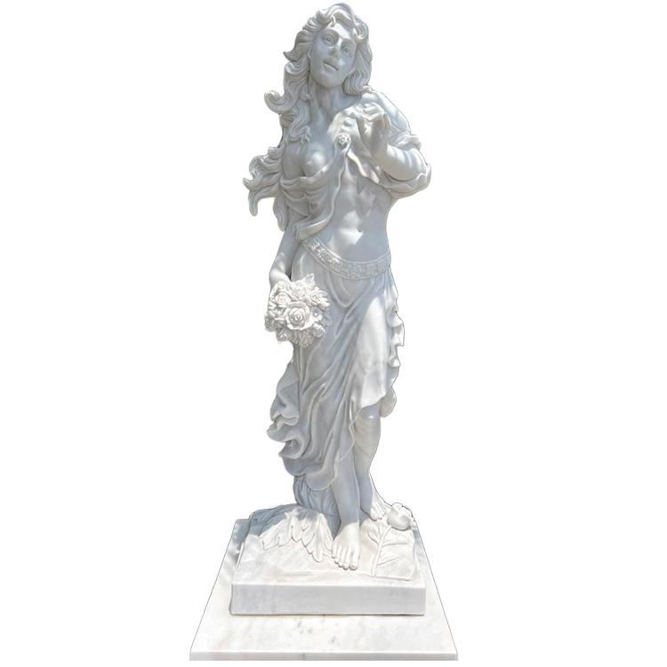 天然大理石彫刻 音楽隊 踊るヴィーナス H210cm 石像 女神 ビーナス