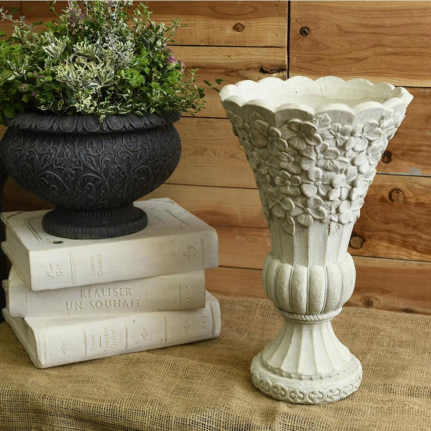 プランター おしゃれ 鉢 アンティーク ローマ風 繁栄の象徴 フラワー