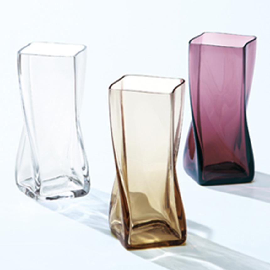 sghr（スガハラ） フラワーベース 花瓶 HELEN ヘレン 花器 四角 S 日本