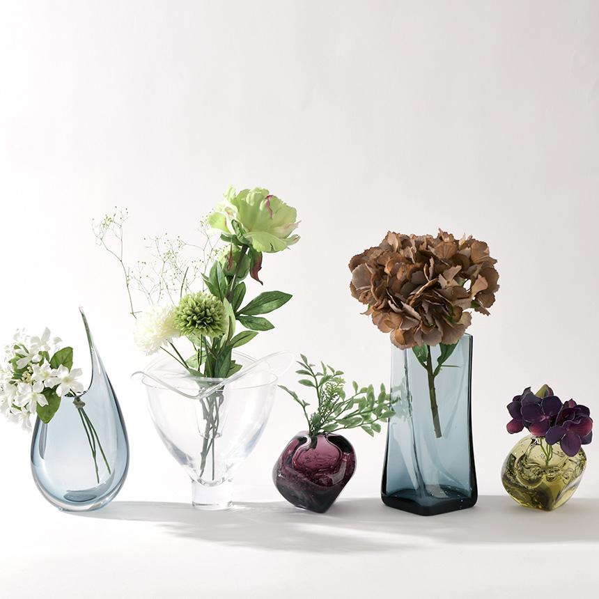 sghr（スガハラ） フラワーベース 花瓶 HELEN ヘレン 花器 四角 S 日本