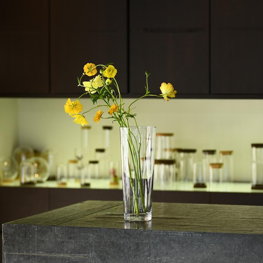 Clay（クレイ） ガラス 花瓶 透明 北欧 シンプル 花瓶 ガラス EURO