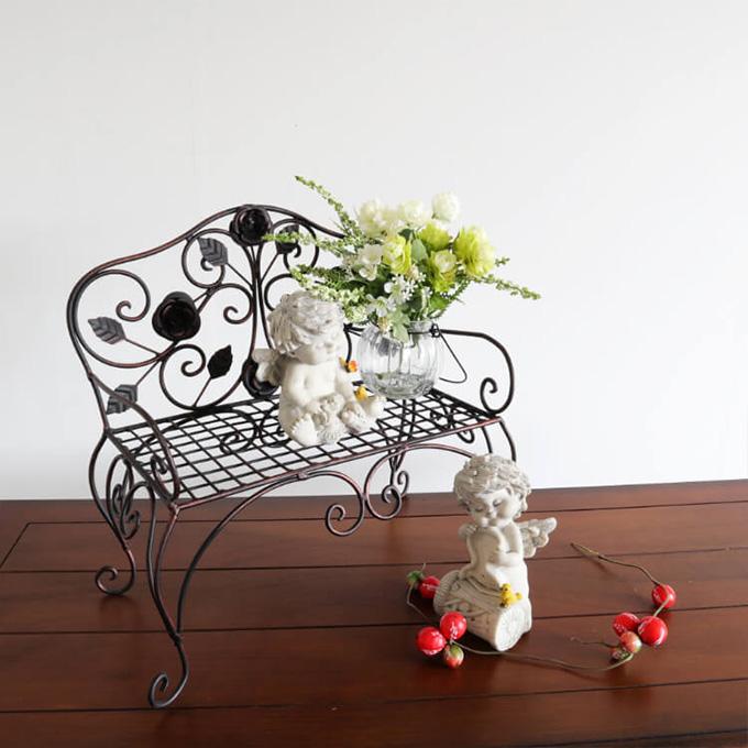 花台 スタンド プランタースタンド アンティーク アイアン 鉢置き