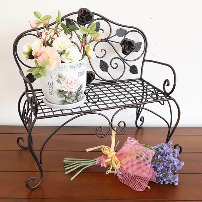 花台 スタンド プランタースタンド アンティーク アイアン 鉢置き