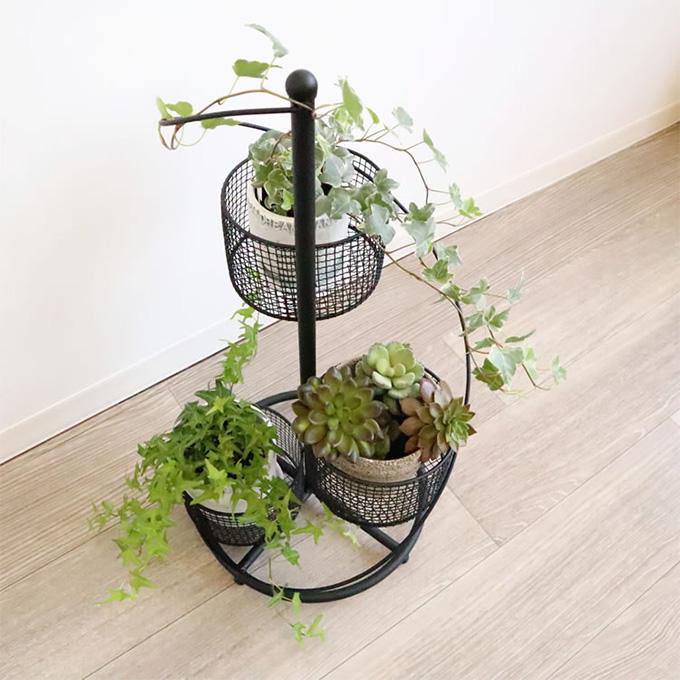 花台 スタンド フラワースタンド アンティーク アイアン 鉢置き