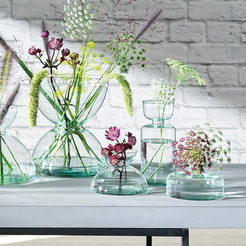 透明 ガラス おしゃれ シンプル LSA International フラワーベース
