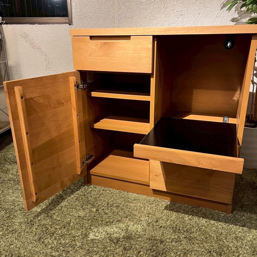 ウニコ unico ワイス WYTHE レンジボード 食器棚 キッチンカウンター