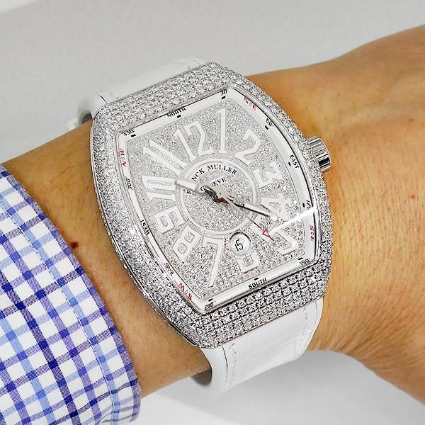 FRANCK MULLER（フランクミュラー） ヴァンガード 全面ダイヤモンド