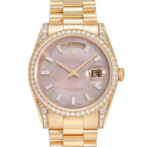 デイデイト ロレックス ROLEX 36 118388 ブラック文字盤 中古 腕時計