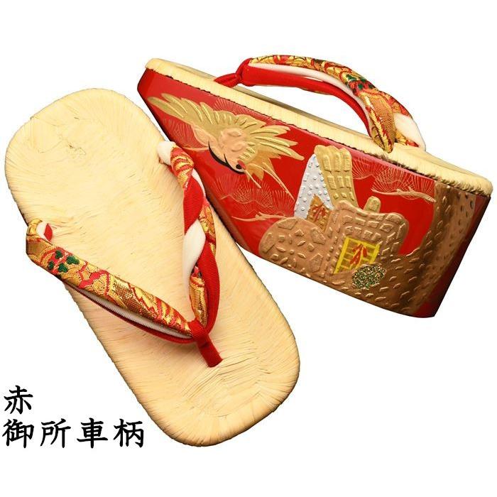 ぽっくり おぼこ 七五三 7歳用 金蒔絵 南部表付きぽっくり : 丸屋履物