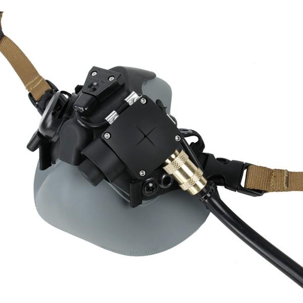 TMC PHT Mask [HALO降下装備風] ハーフマスク ヘルメット取付けタイプ