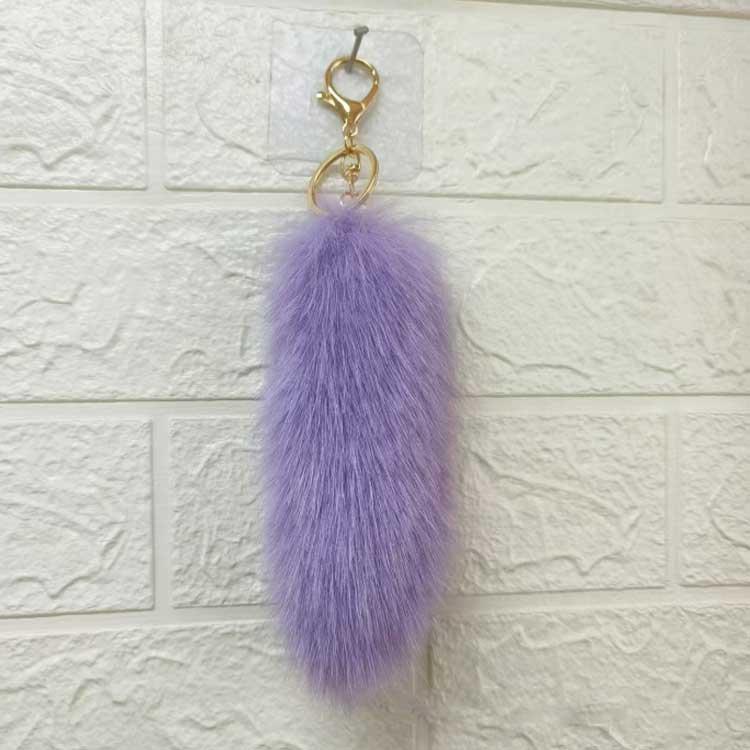 しっぽ キーホルダー ミニ尻尾 16cm カラーしっぽ ファー バッグ