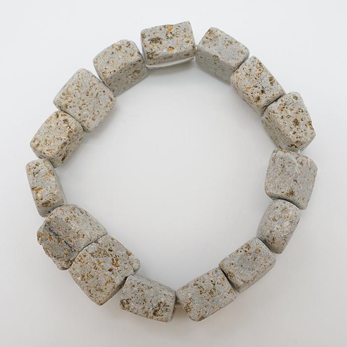久栗坂石 ブレスレット ラフ型 KUGURIZAKA Stone 青森県 日本銘石 久