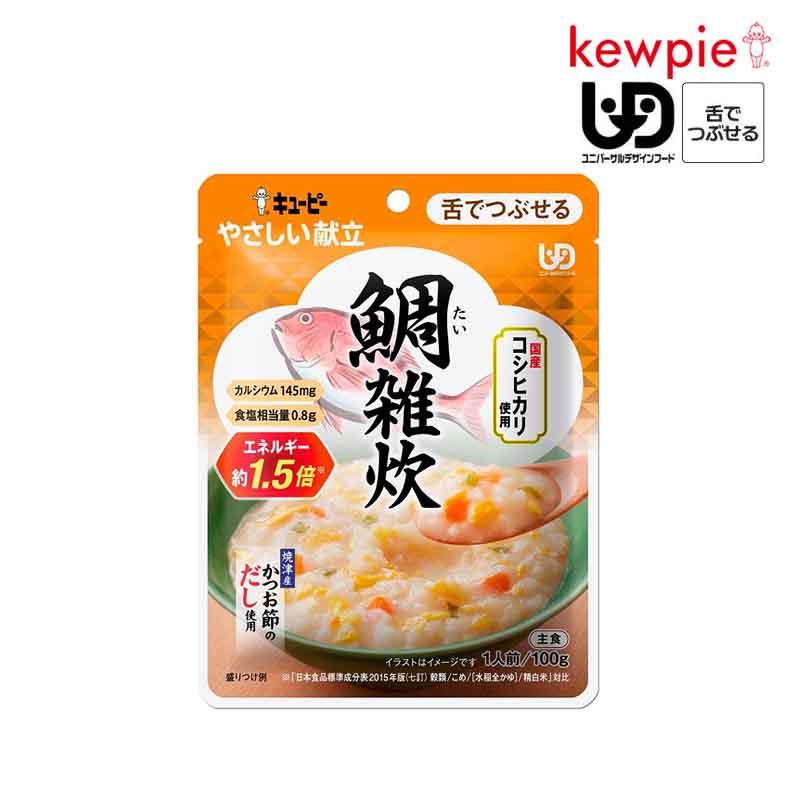 キユーピー 介護食 キューピー やさしい献立 鯛雑炊 (111kcal／100g
