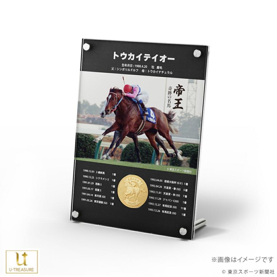 トウカイテイオー 純金コイン K24 数量限定 100枚 シリアルナンバー