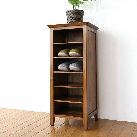 スリッパラック 木製 おしゃれ 6足 無垢 天然木 スリッパ収納棚