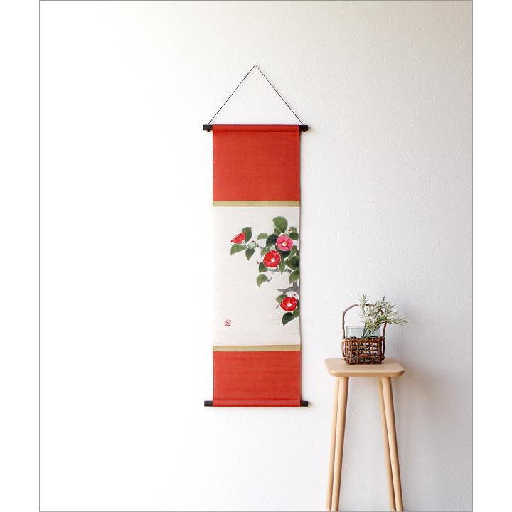 タペストリー おしゃれ 壁掛け 和風 麻 縦長 手描きタペストリー