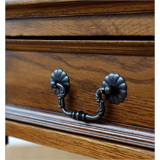 電話台 ファックス台 アンティーク おしゃれ スリム 木製 引き出し